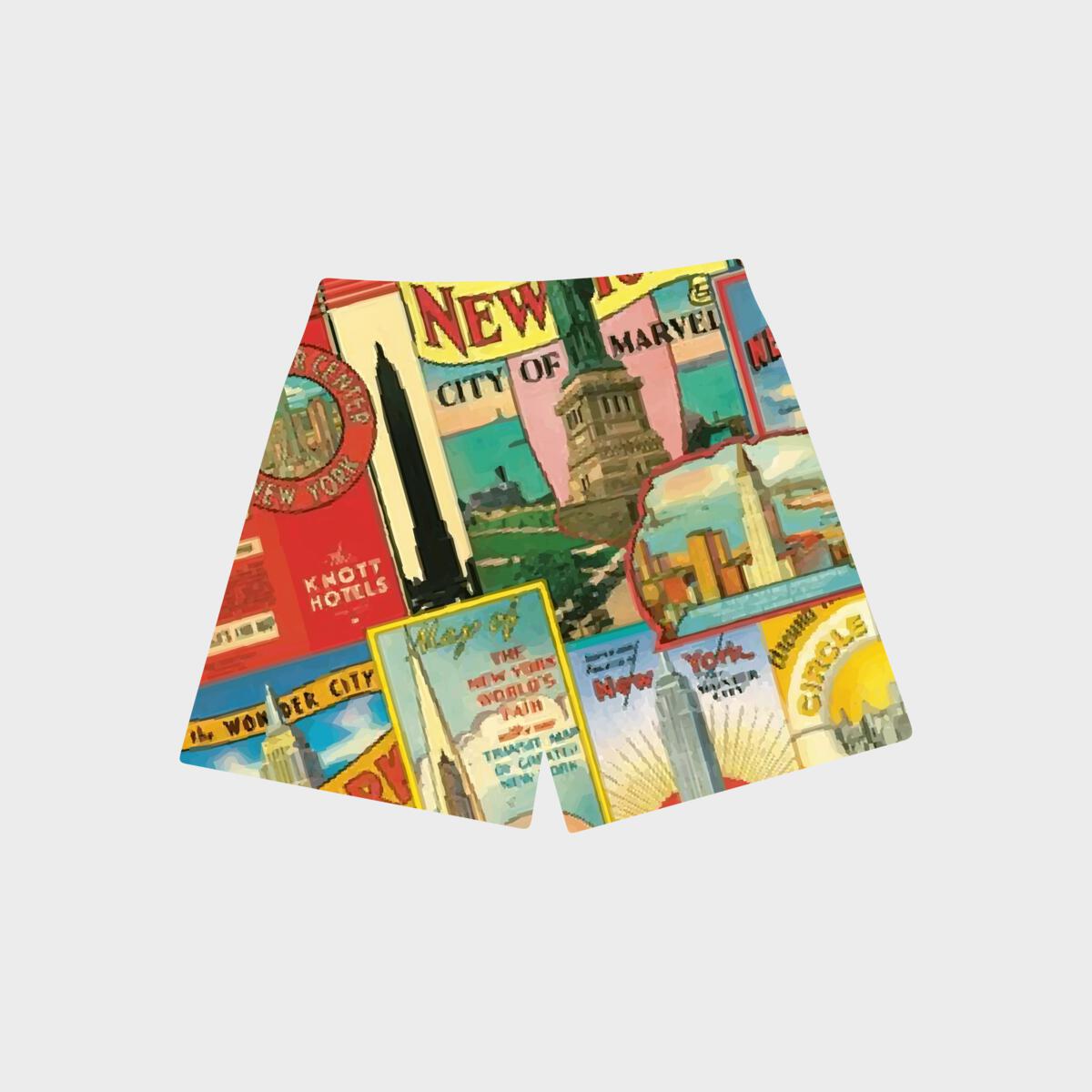 NYC Poster Mesh Shorts (NYCP-164-S)