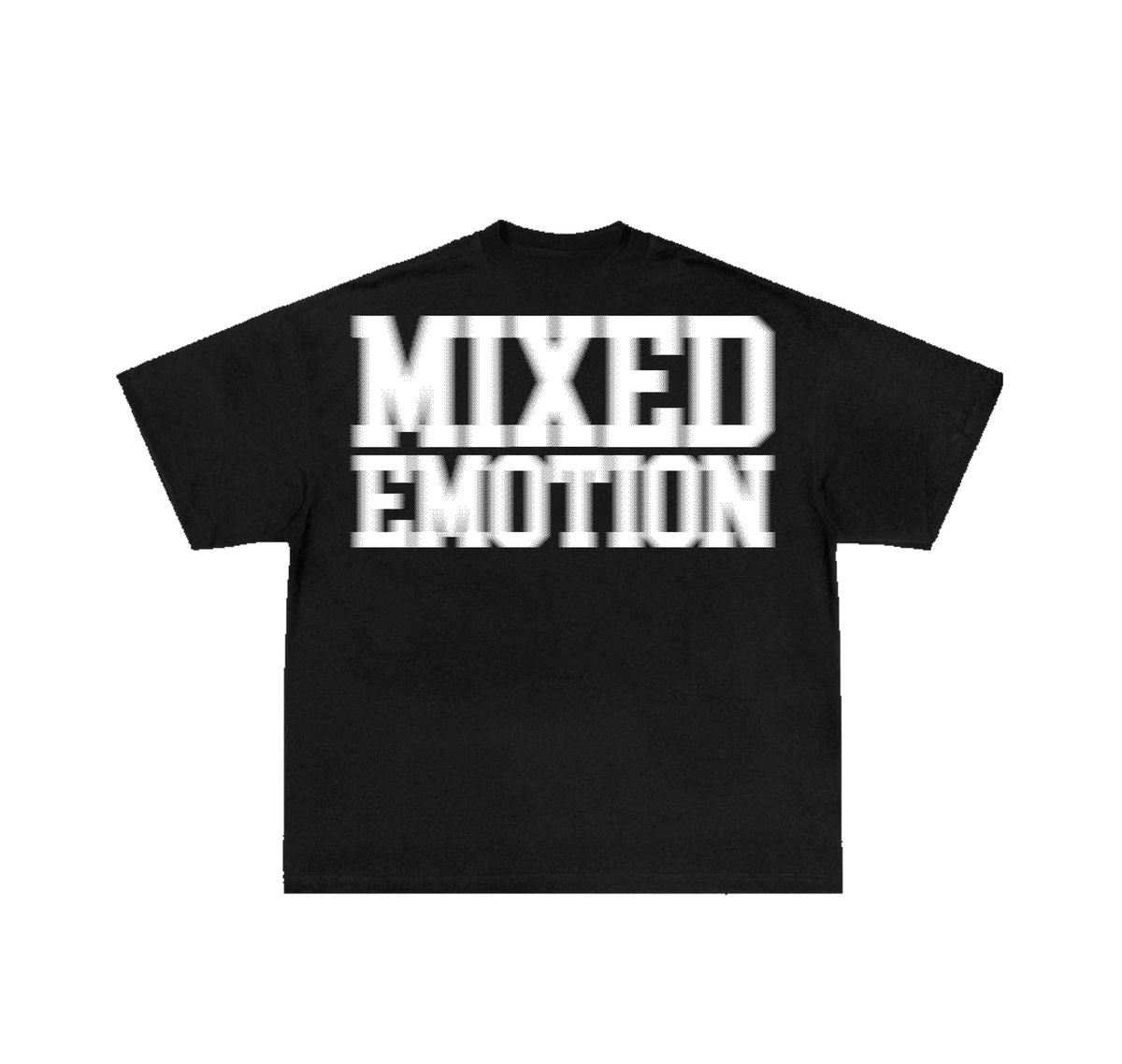 Black “Blur” Tee | BLACK