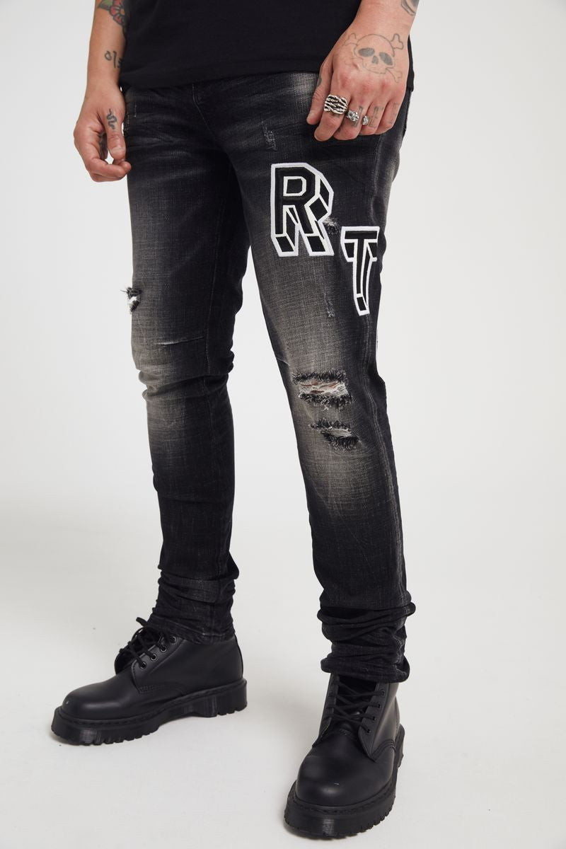 Bryant Collegiate Denim | Charcoal