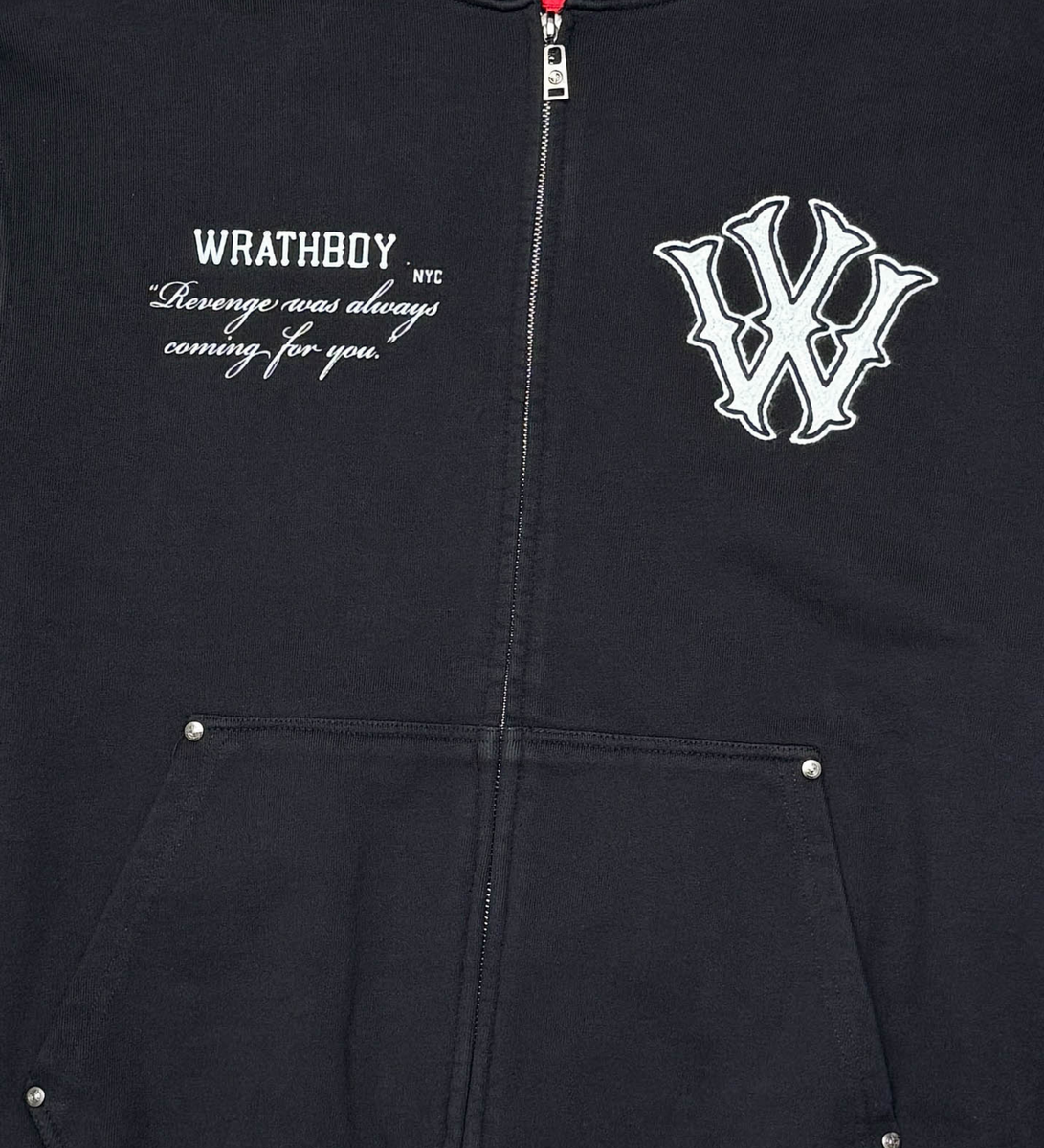 WRATH REVENGE COMING HOODIE ZIP