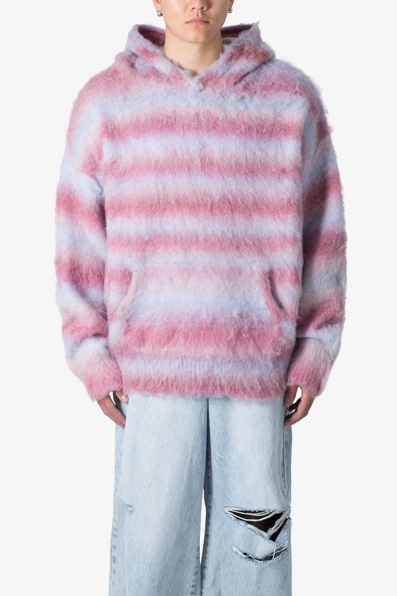 Striped Mohair Hoodie - Multi