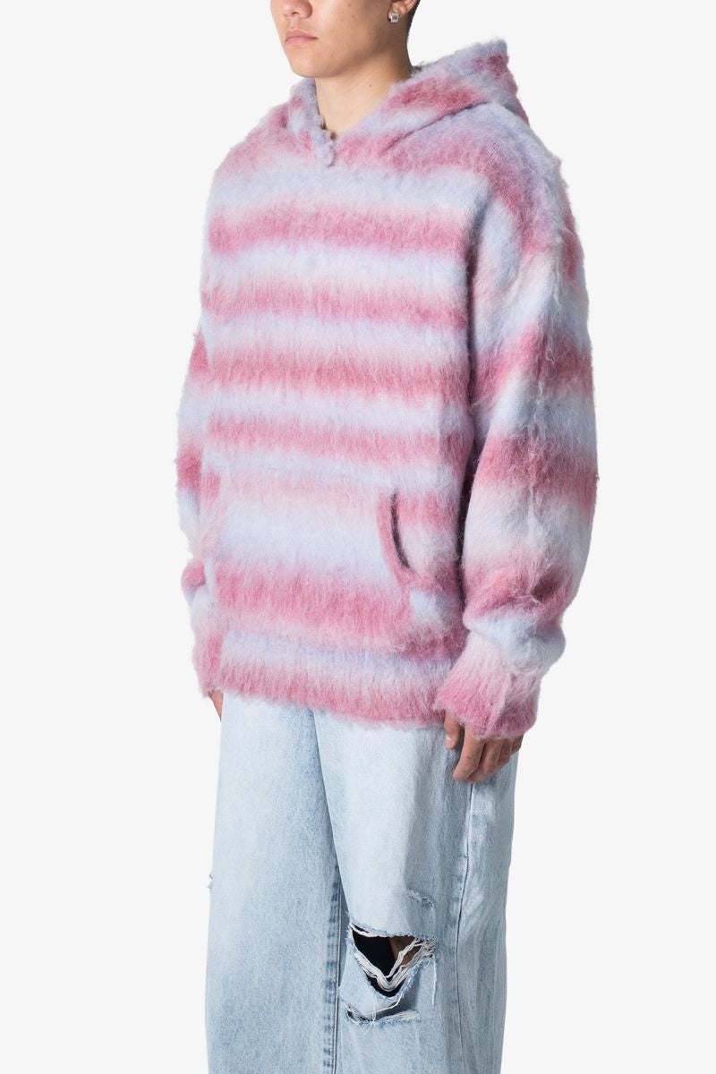 Striped Mohair Hoodie - Multi