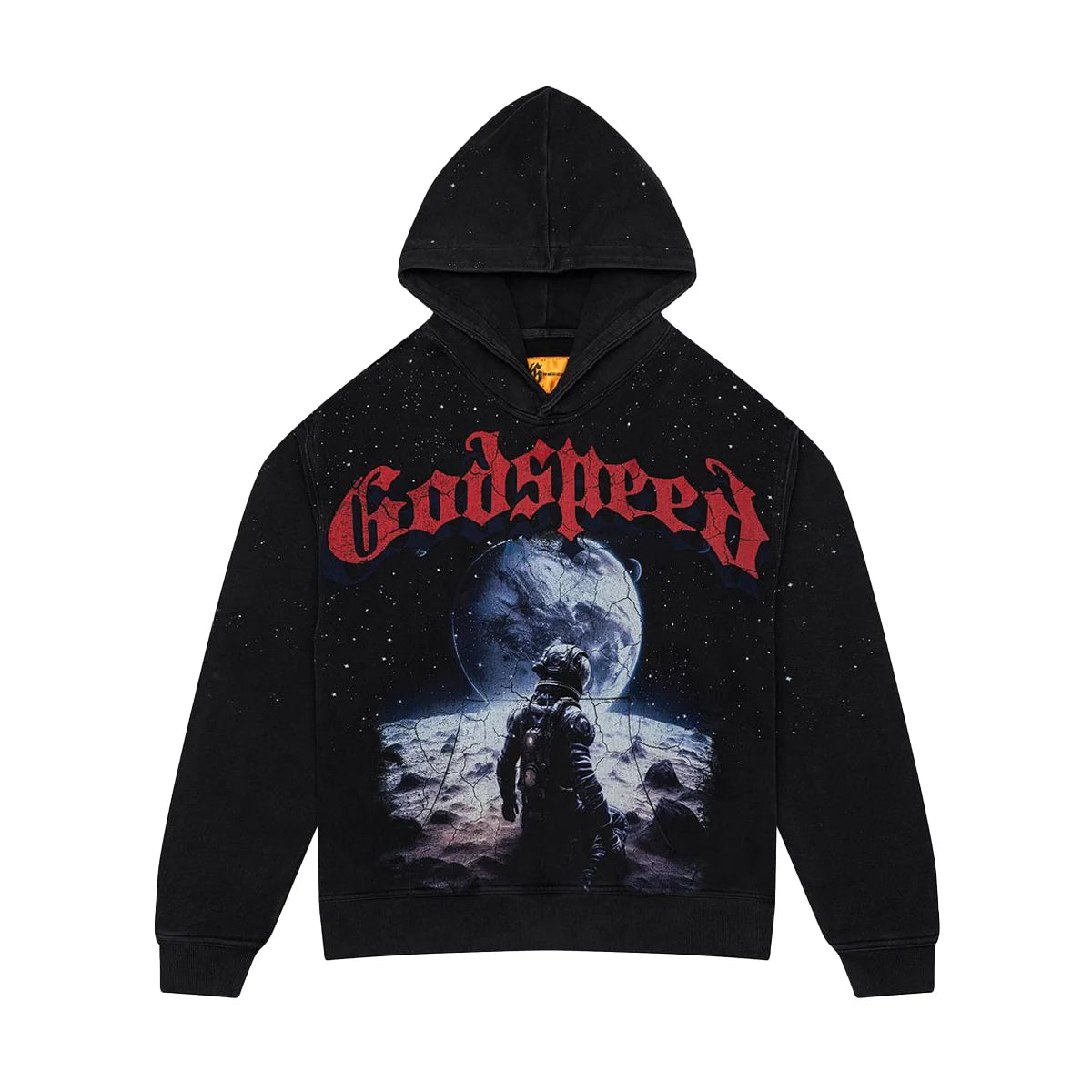 Godspeed Mens No Looking Back Hoodie Black/Red