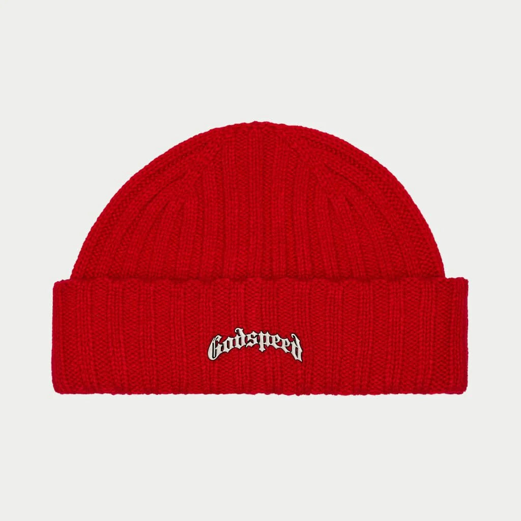 Og Logo Emblem Beanie | Red