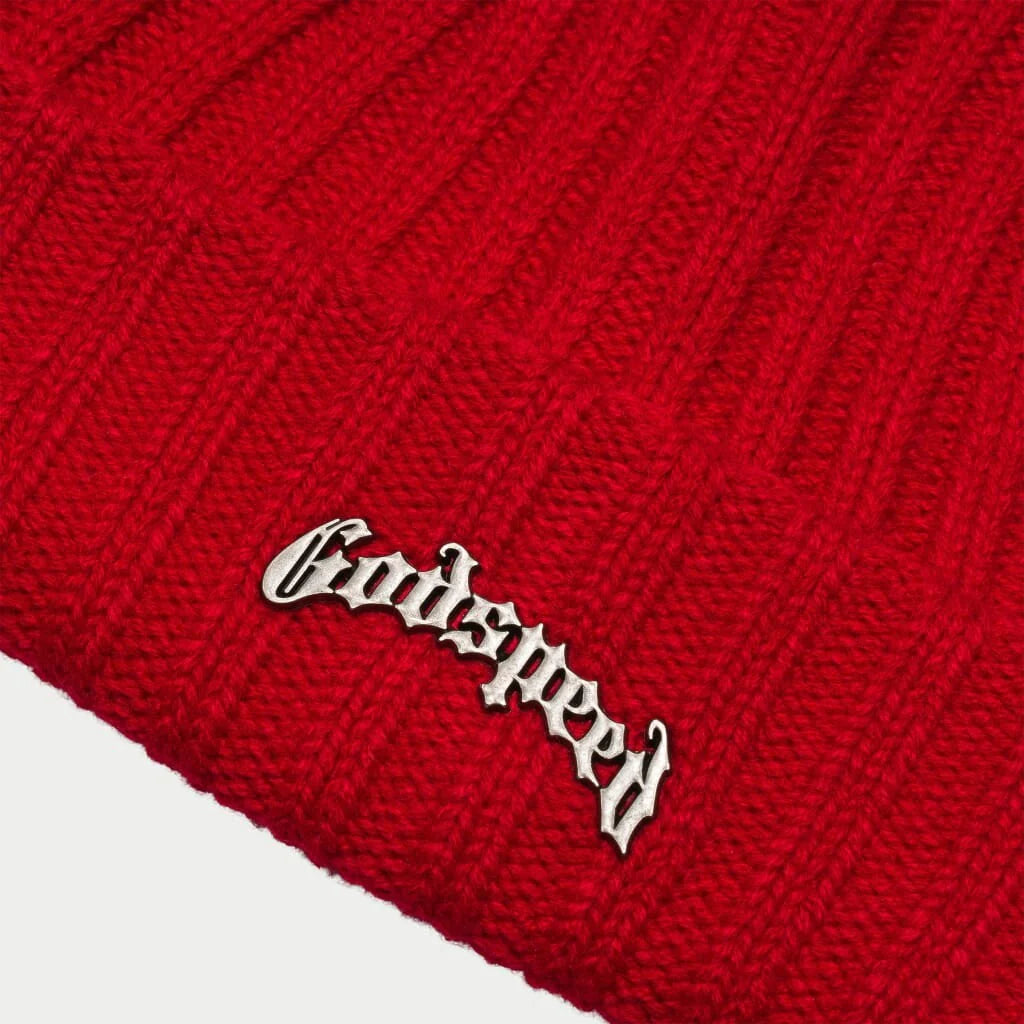 Og Logo Emblem Beanie | Red