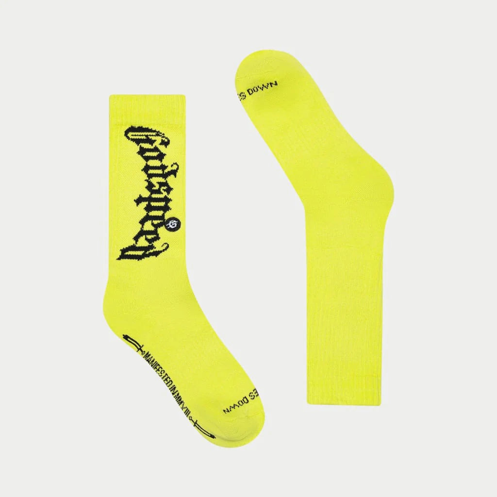 OG Logo Sock (Neon Yellow)