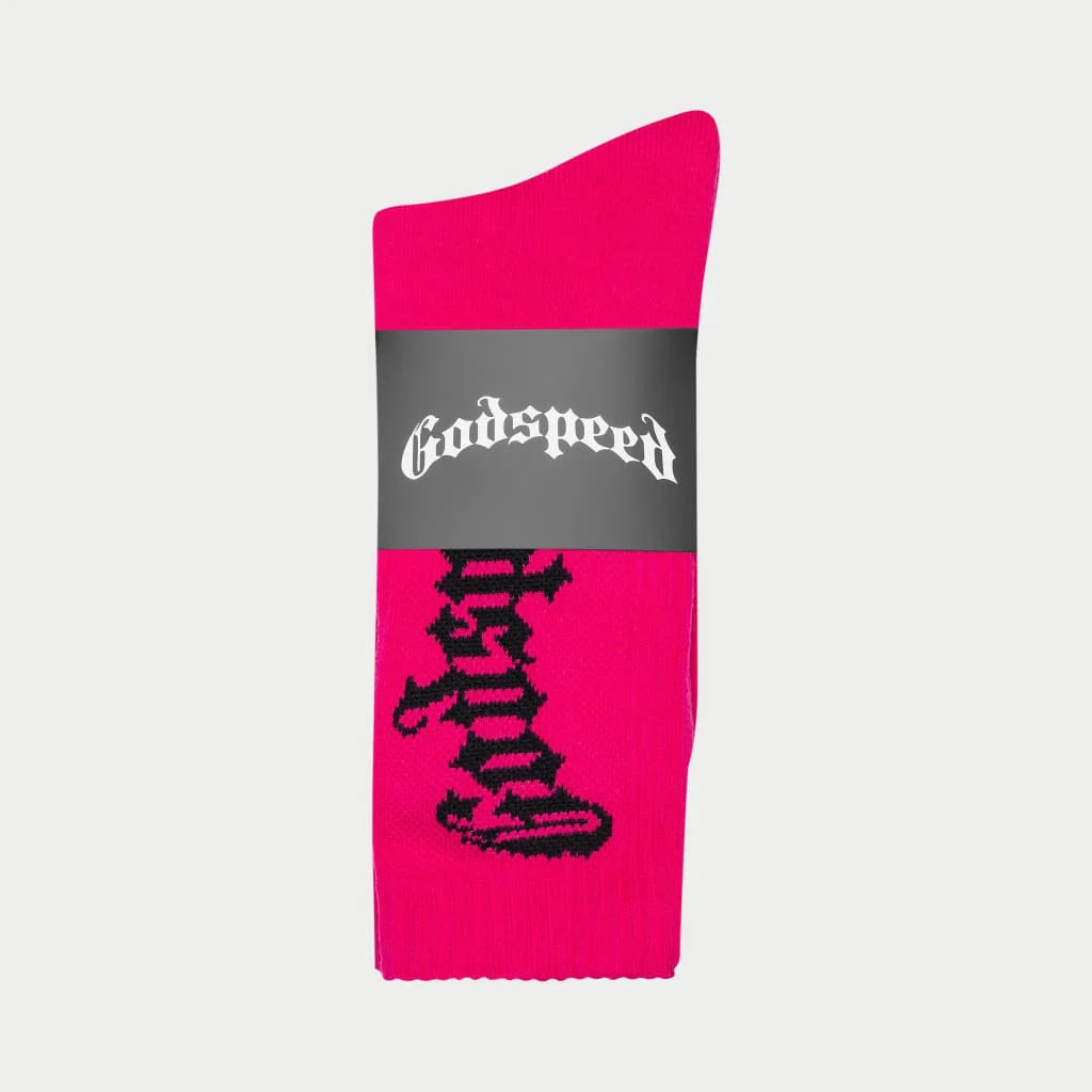 OG Logo Sock (Neon Pink)