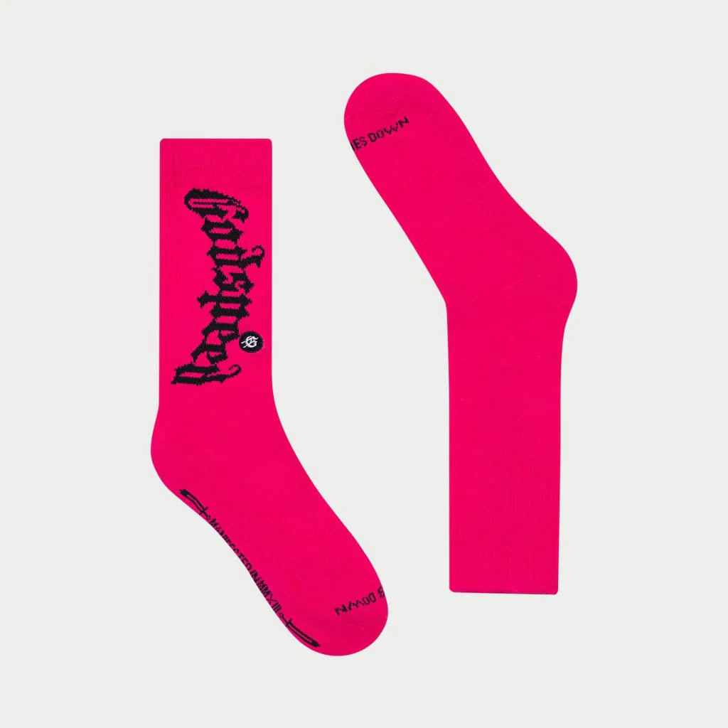 OG Logo Sock (Neon Pink)