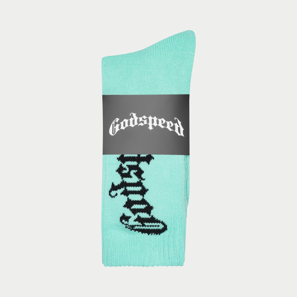 OG Logo Sock (Electric Teal)