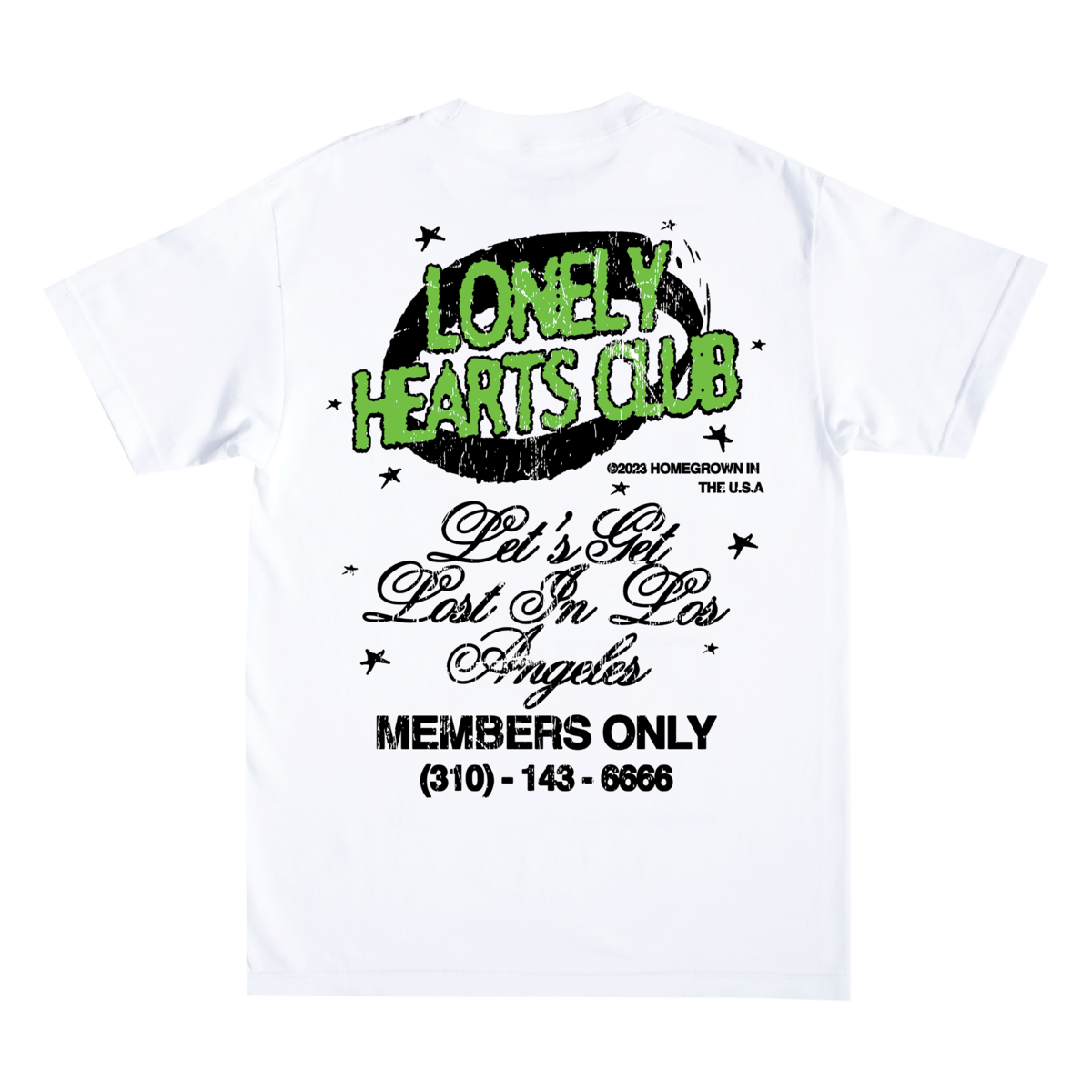 Let's Get Lost in LA T-Shirt | White