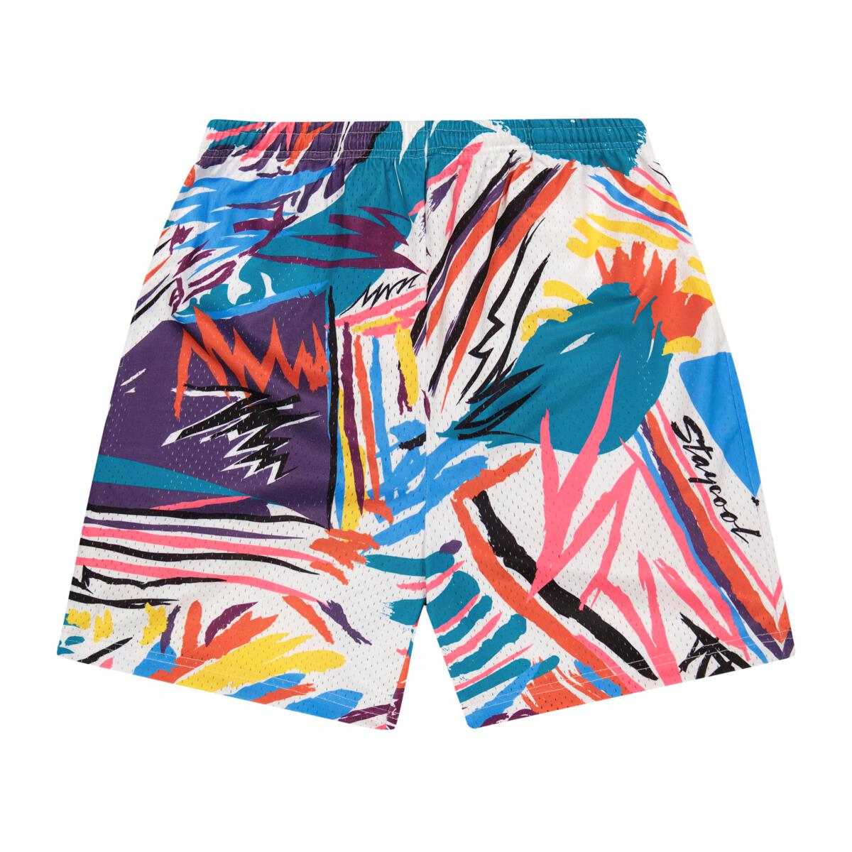 WS Scribble Shorts (White/Multi)