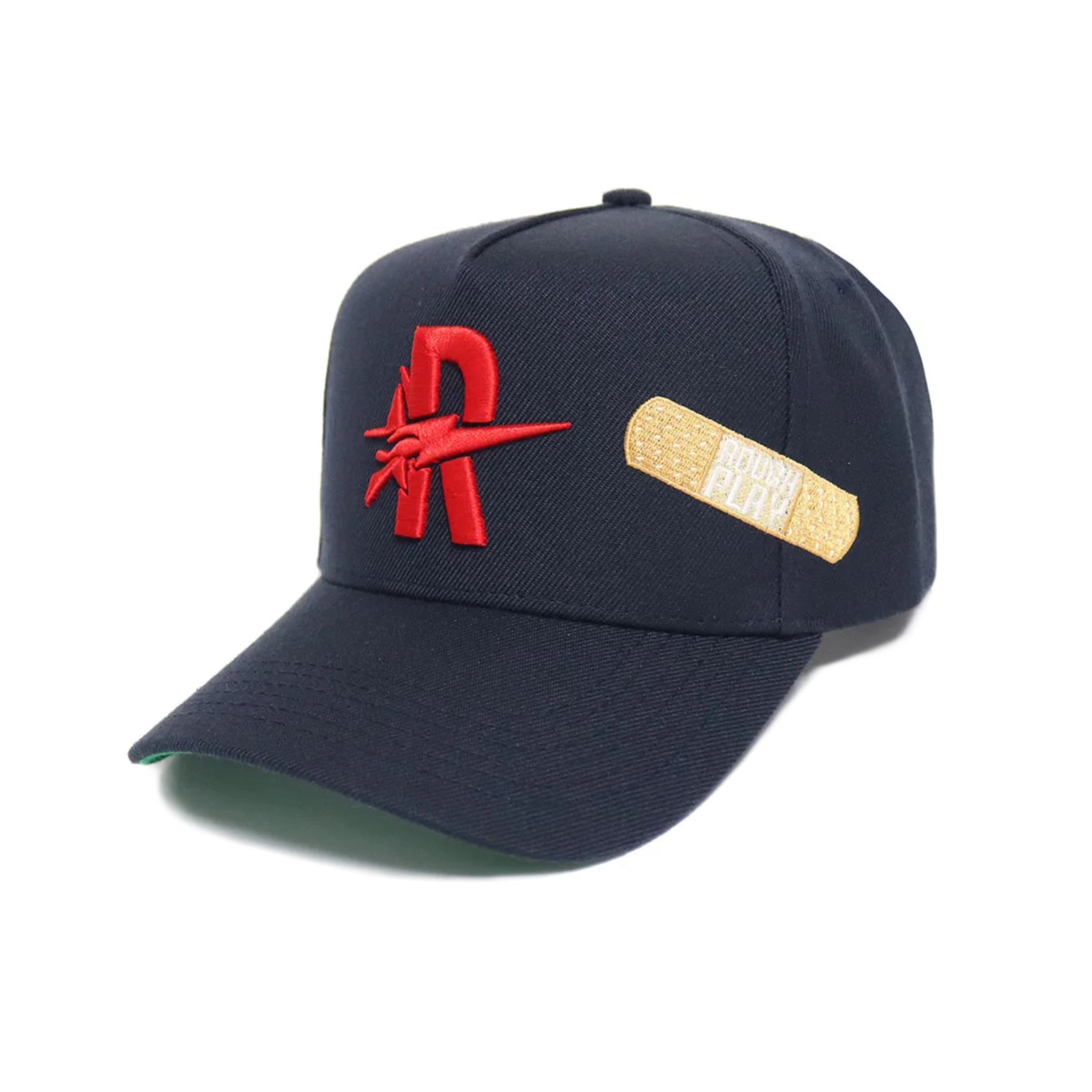 RoughPlay🩹Navy/Red SnapBack