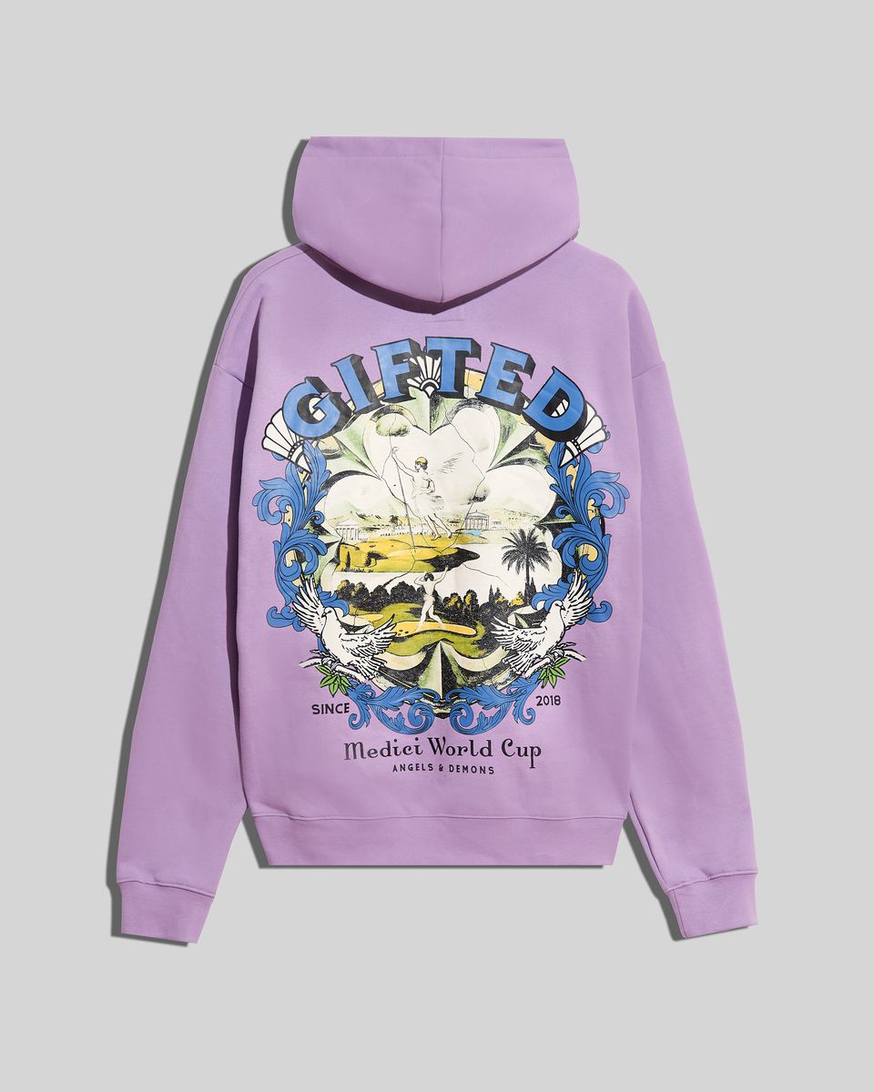 MEDICI CUP LILAC HOODIE