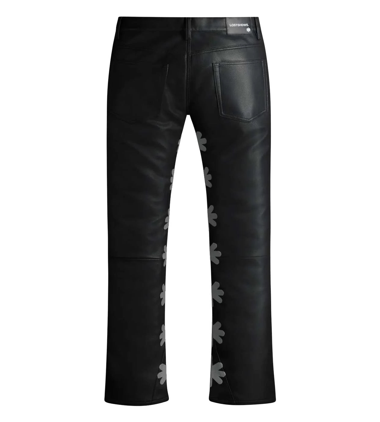 LOST SHDWS LEATHER PANT BLACK/GREY