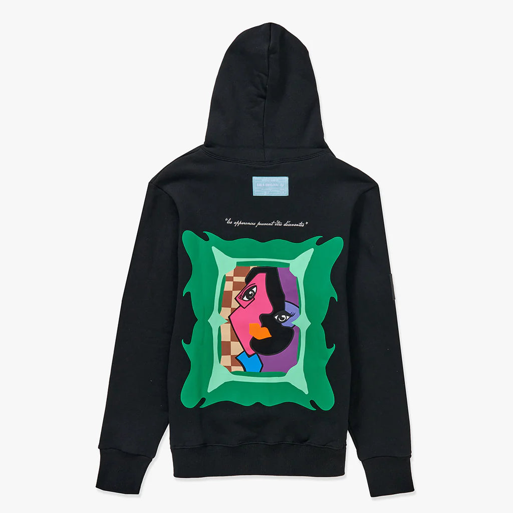 ABSTRACT HOODIE (BLACK)