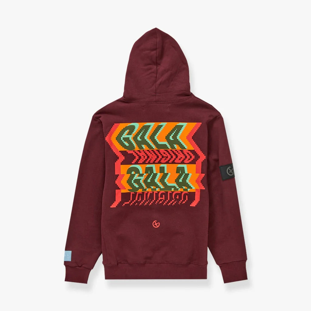 DIGITAL DANCE HOODIE (CHOCOLATE MAROON)