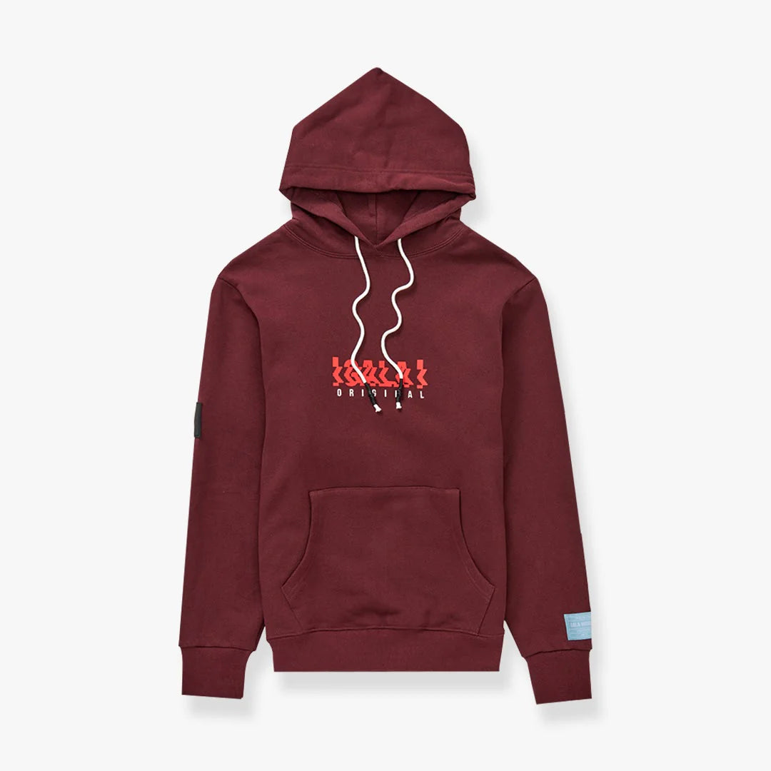 DIGITAL DANCE HOODIE (CHOCOLATE MAROON)