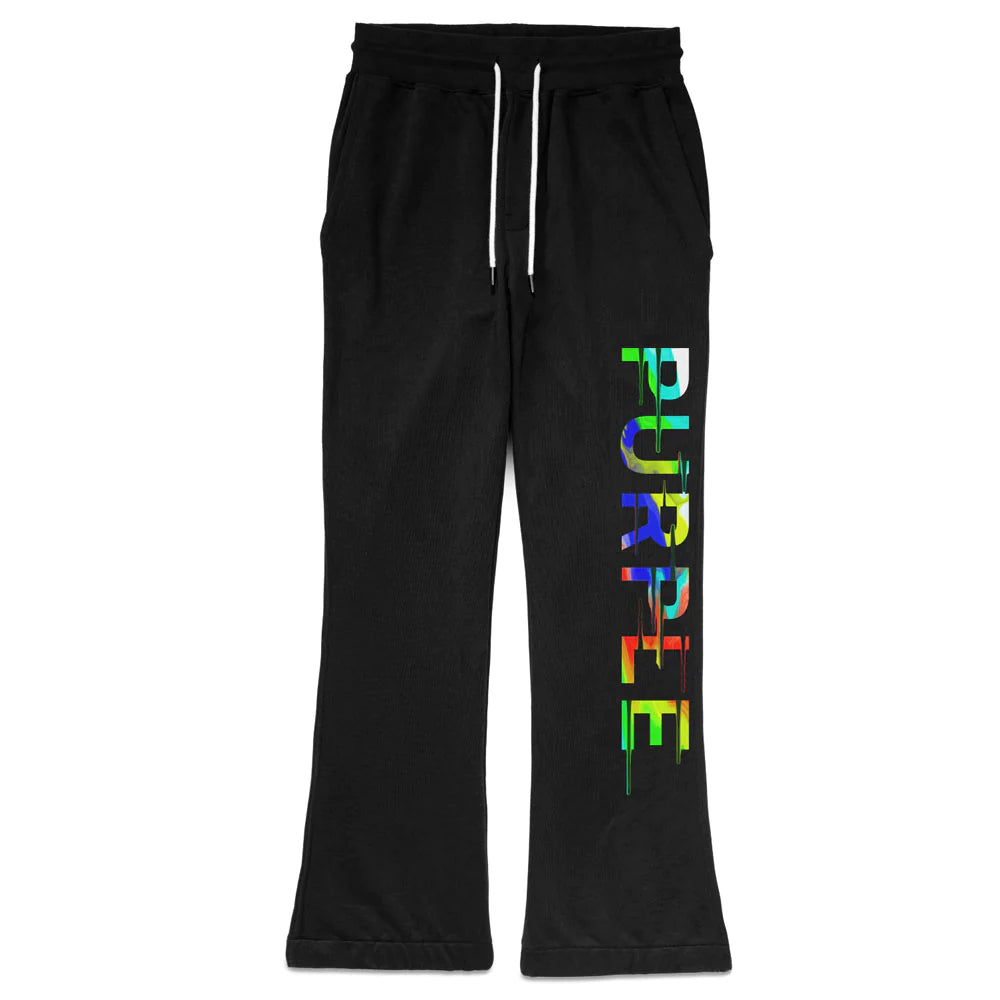 P459 | RAINBOW DRIP SWEATPANTS