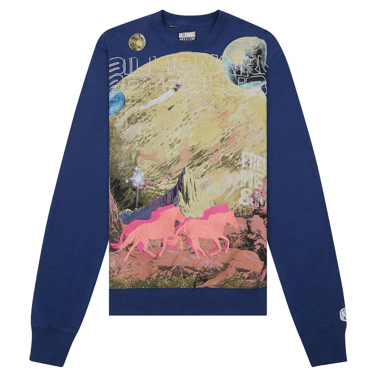 Free Crewneck Sweatshirt | Blue Depths