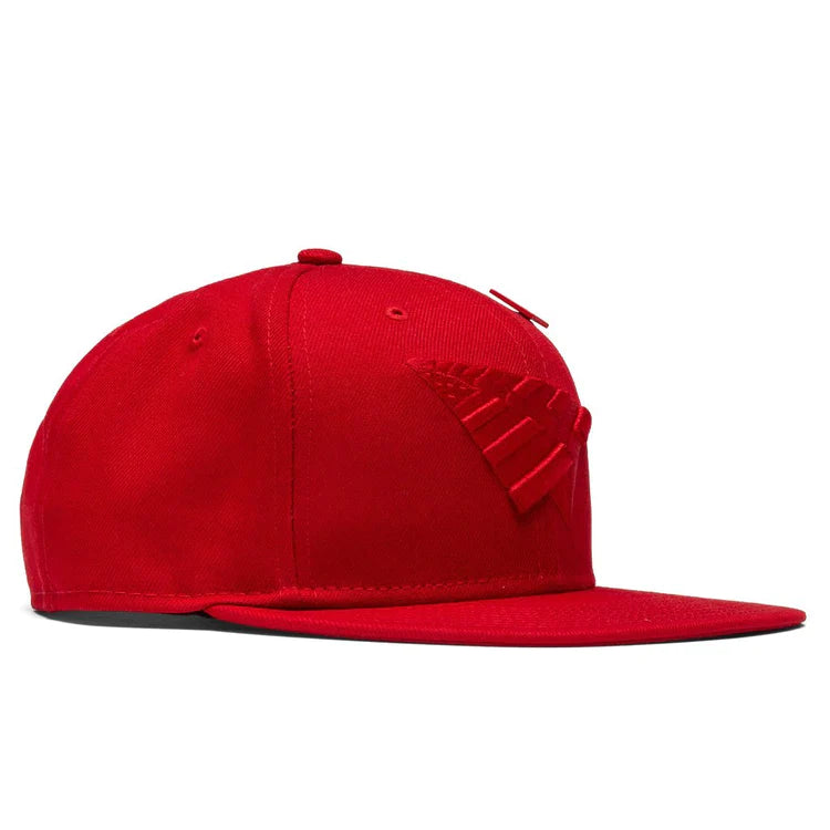 TRIPLE COLOR CROWN OLD SCHOOL SNAPBACK - RED