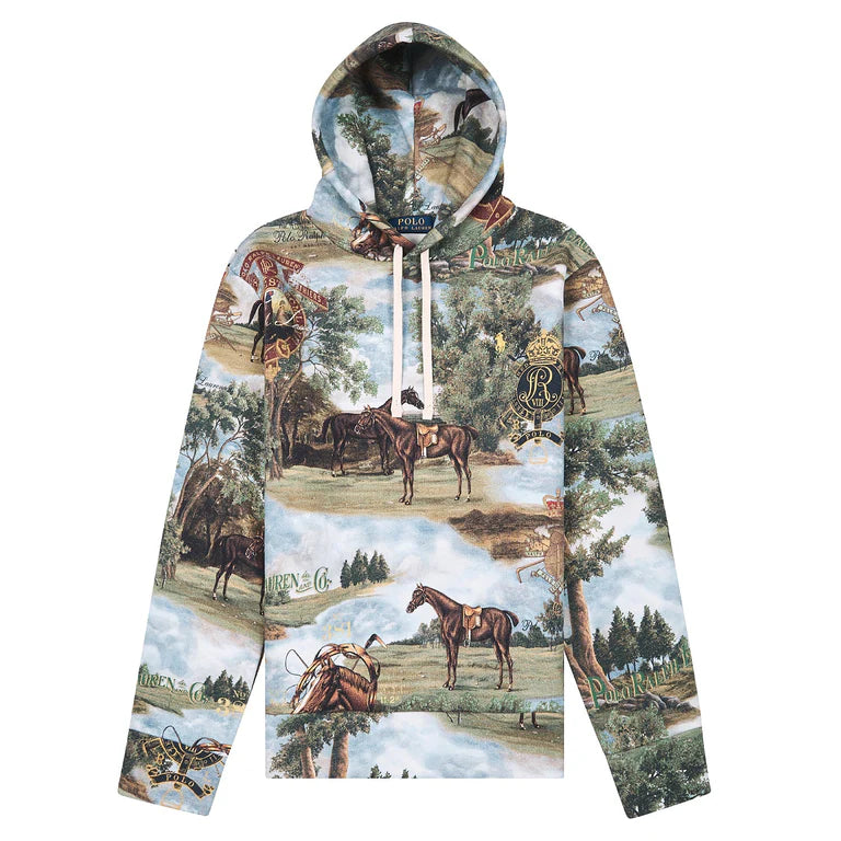 Heritage Scenic Print Hoodie