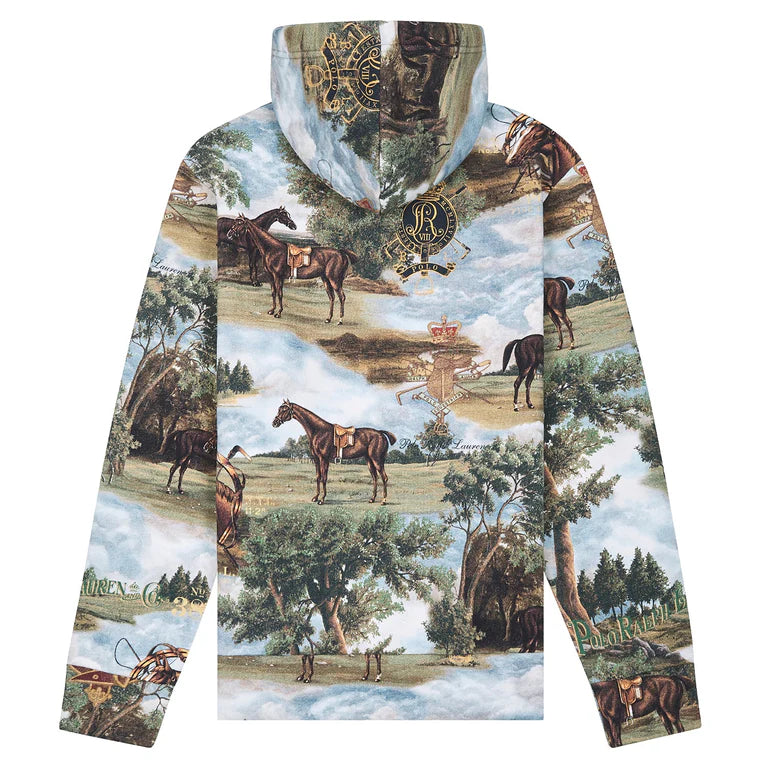 Heritage Scenic Print Hoodie