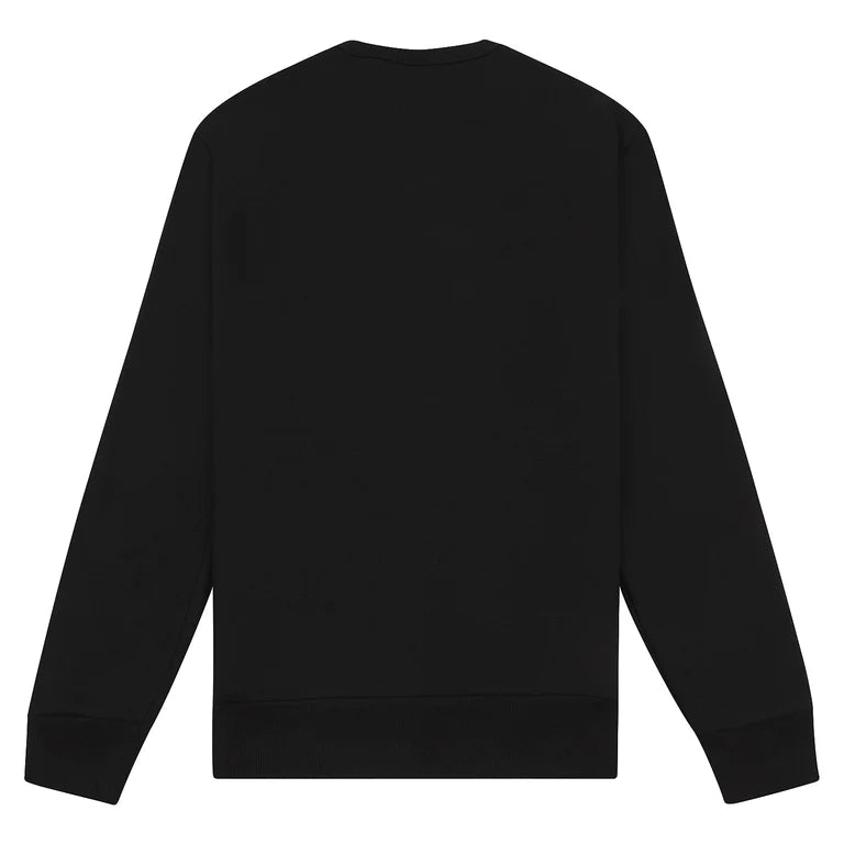 Leather Pony Fleece Sweatshirt | Black