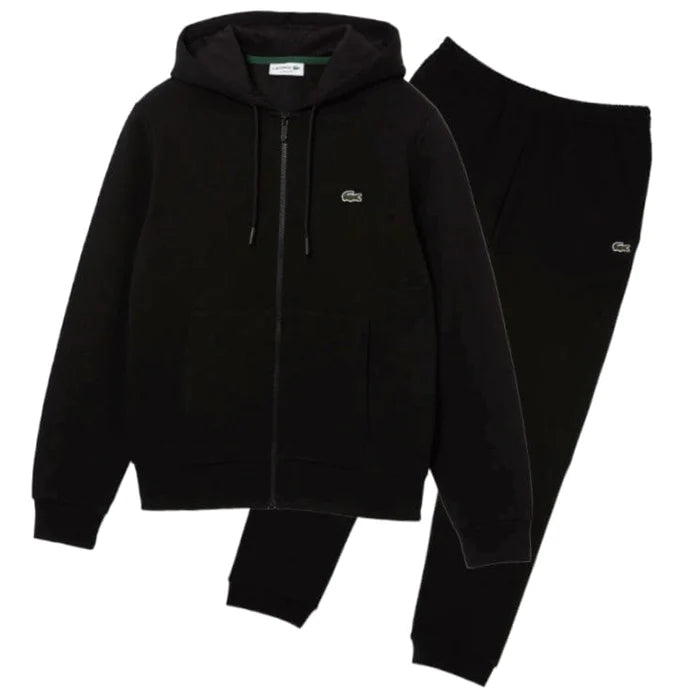 LACOSTE KANGAROO FLEECE SET (BLACK)