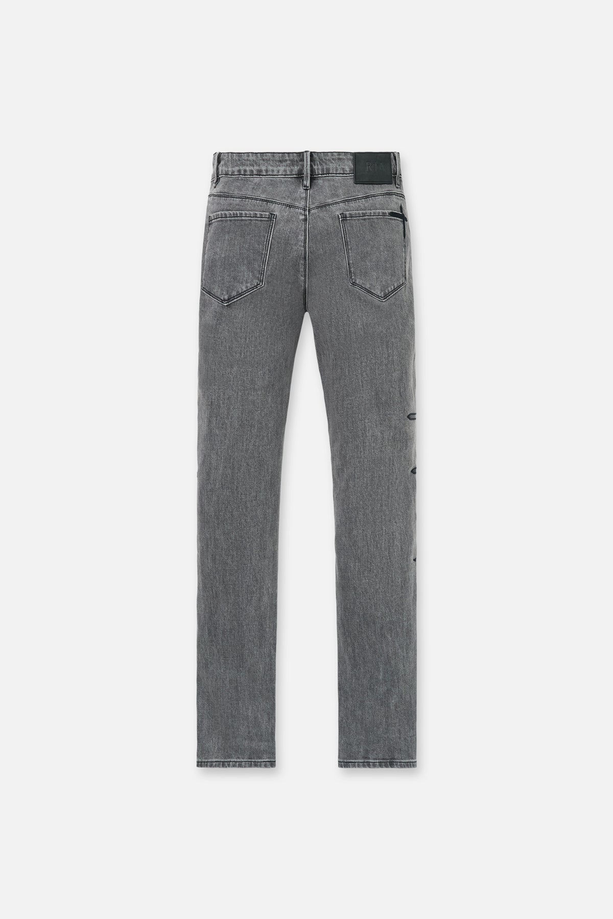 BRYANT SKINNY JEAN | CLOUDED MIST CROSS PATCH