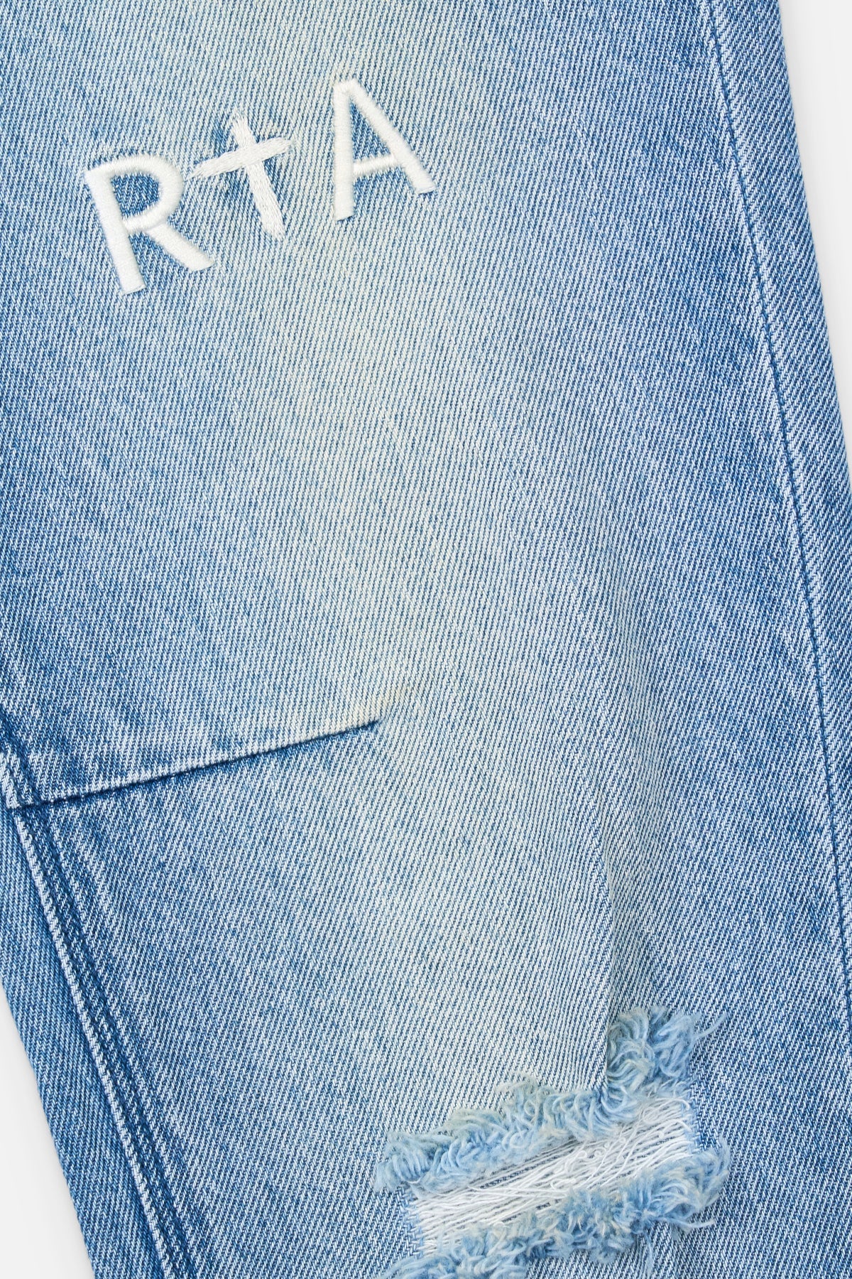 BRYANT RIPPED SKINNY JEAN | BLUE HAZE TRIPLE CROSS