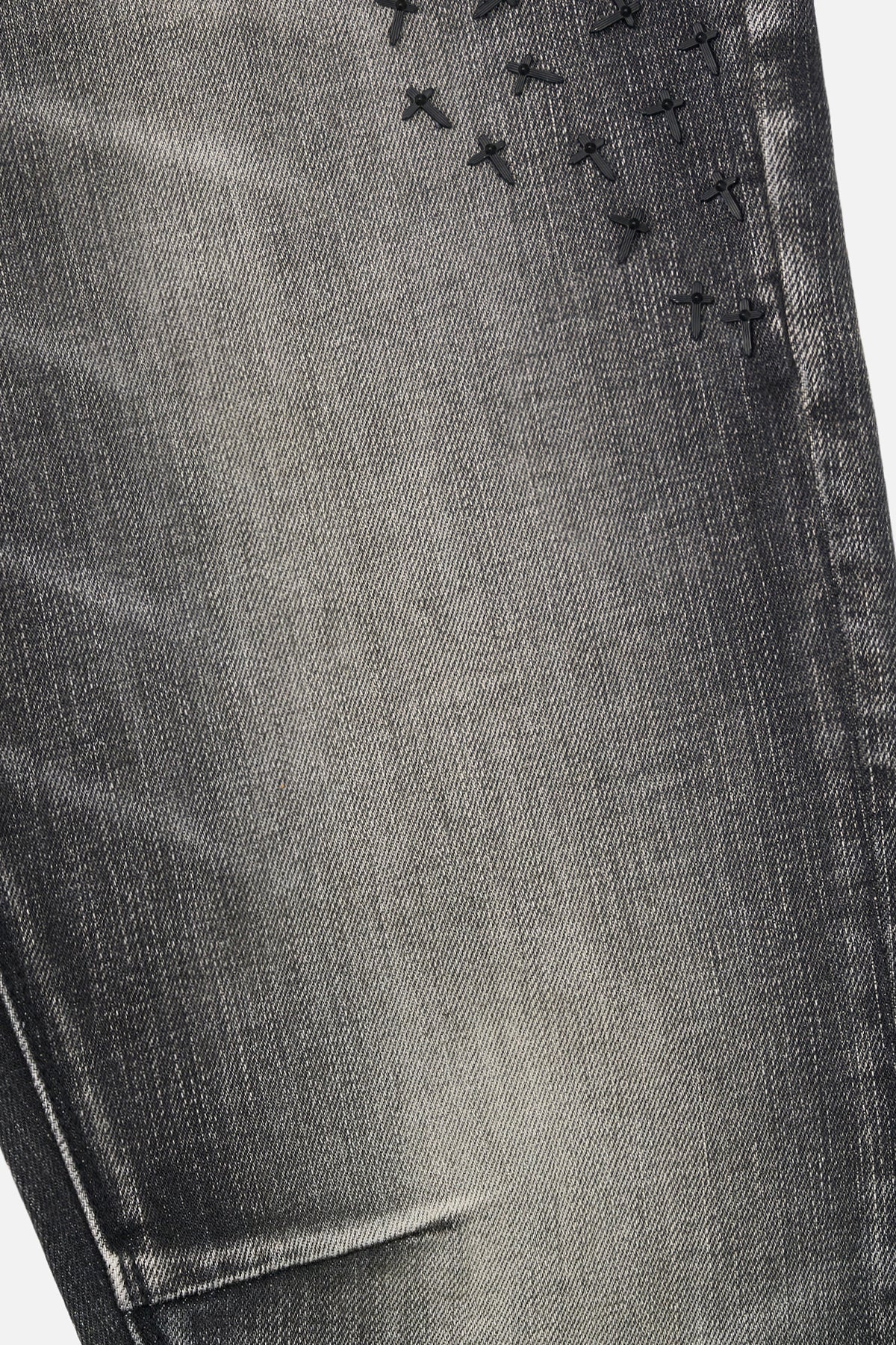 BRYANT SKINNY STUDDED JEAN | ASH STORM CROSS