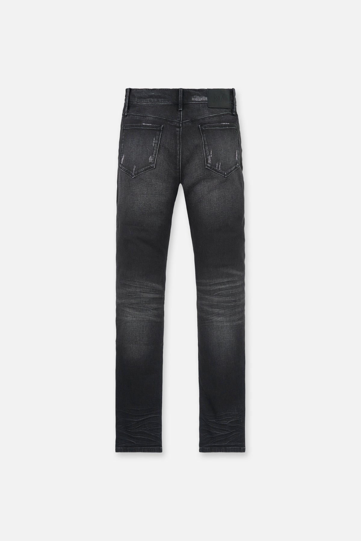 OLIVIER SKINNY STUDDED JEAN | GRAPHITE FADE CROSS
