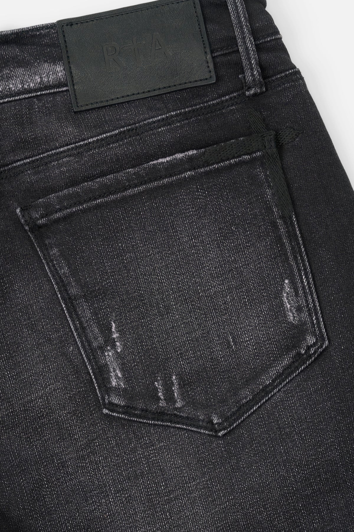 OLIVIER SKINNY STUDDED JEAN | GRAPHITE FADE CROSS