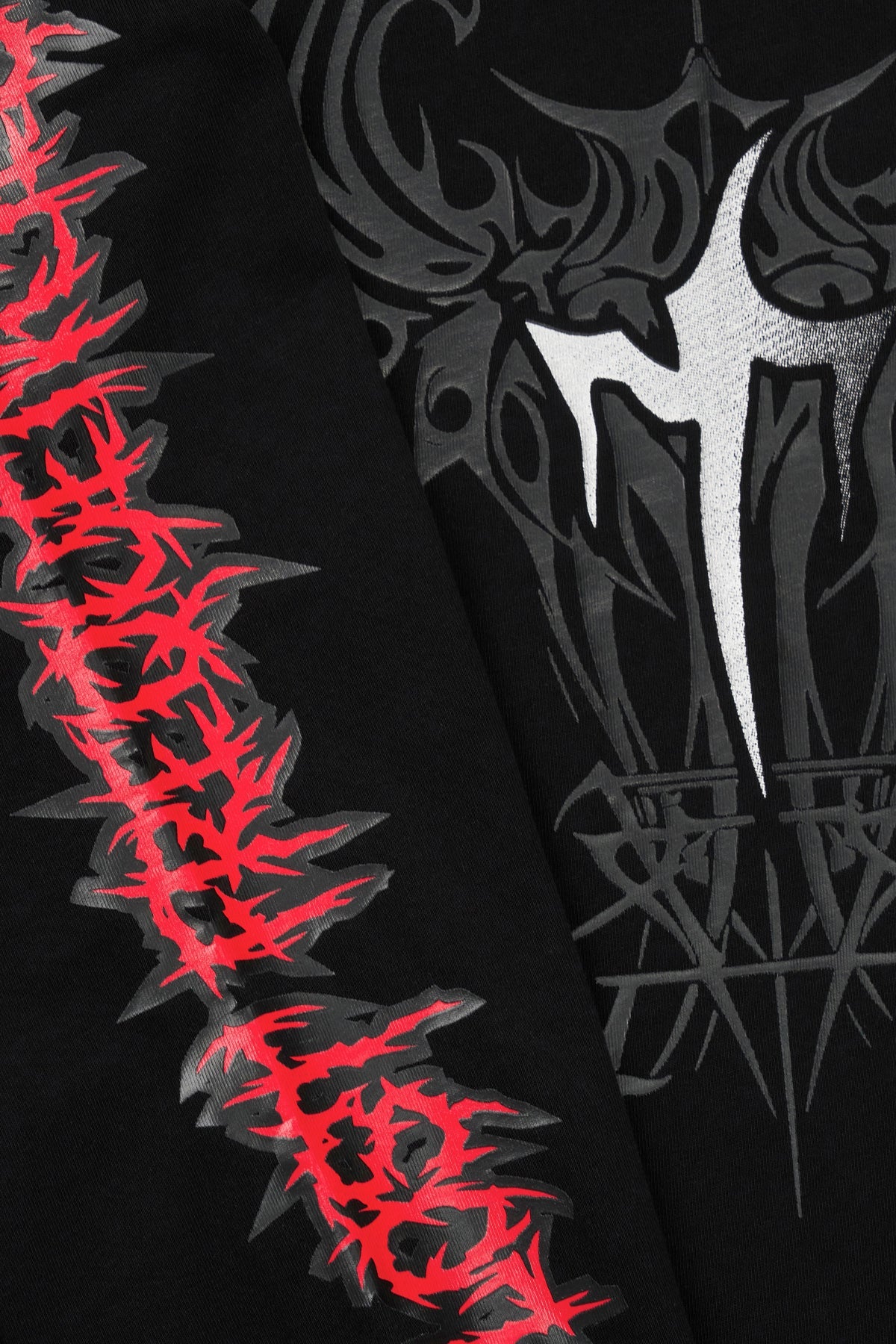 LAWRENCE LONG SLEEVE TEE | BLACK CYBER SIGILISM RTA