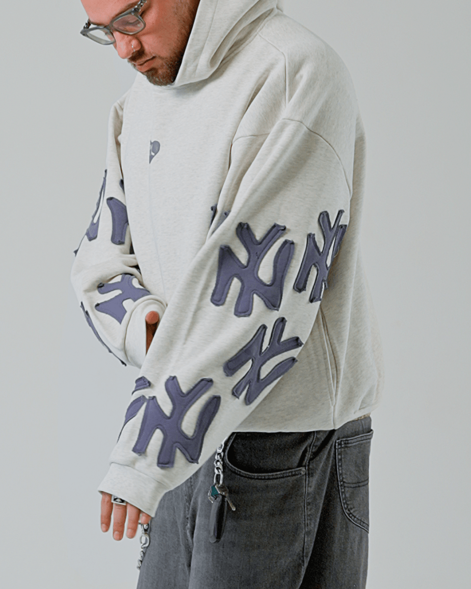 Not NY Heather Scattered Hoodie
