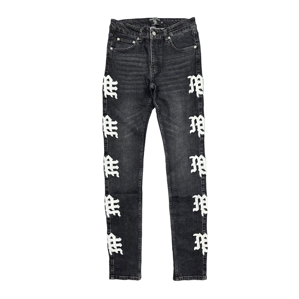Monogram Denim Black Wash