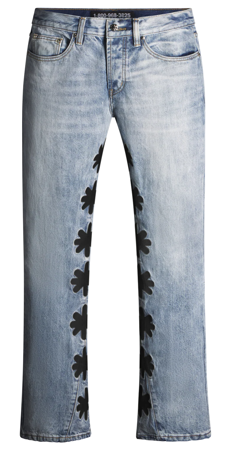 LOSTSHDWS LGHTSHDWS SUN LOGO DENIM (BLACK