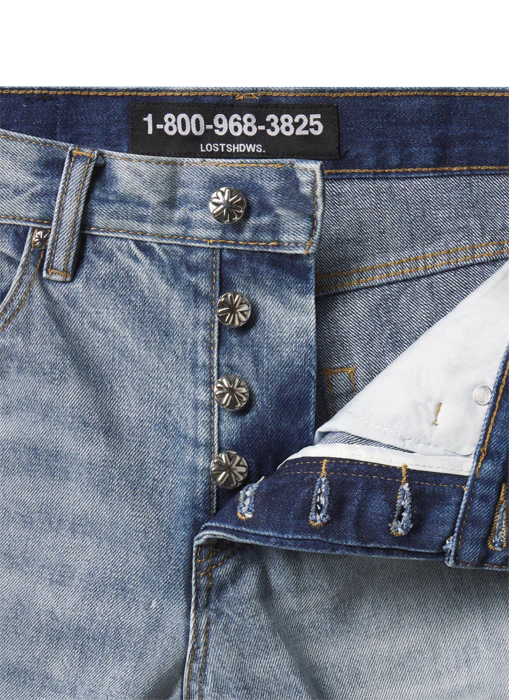 LOSTSHDWS LGHTSHDWS SUN LOGO DENIM (BLACK