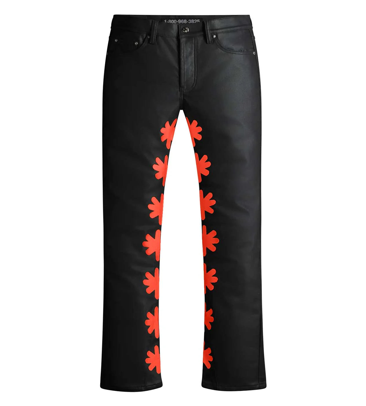 LOST SHDWS WAX PANT BLACK/RED