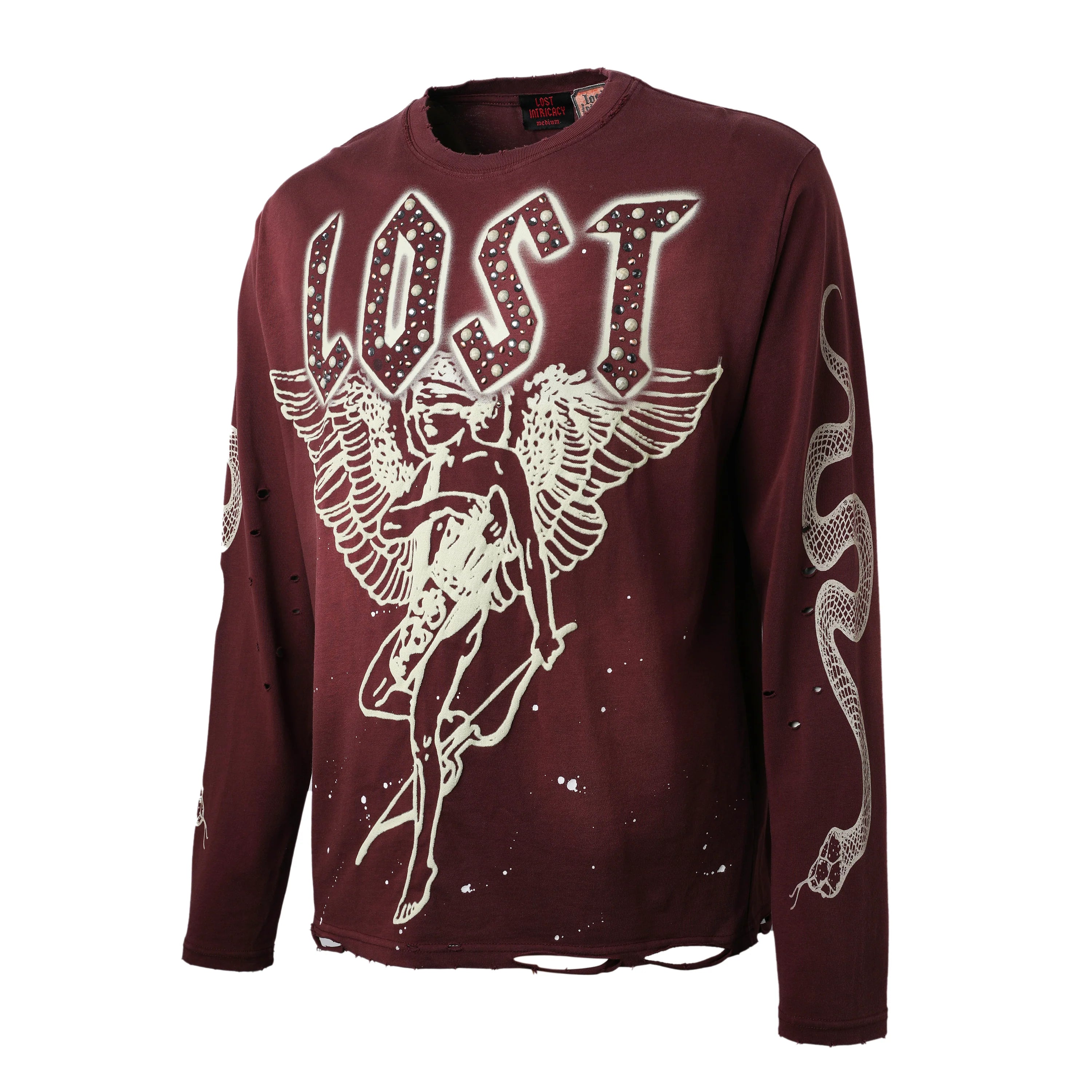 Maroon Lost Angel Long Sleeve