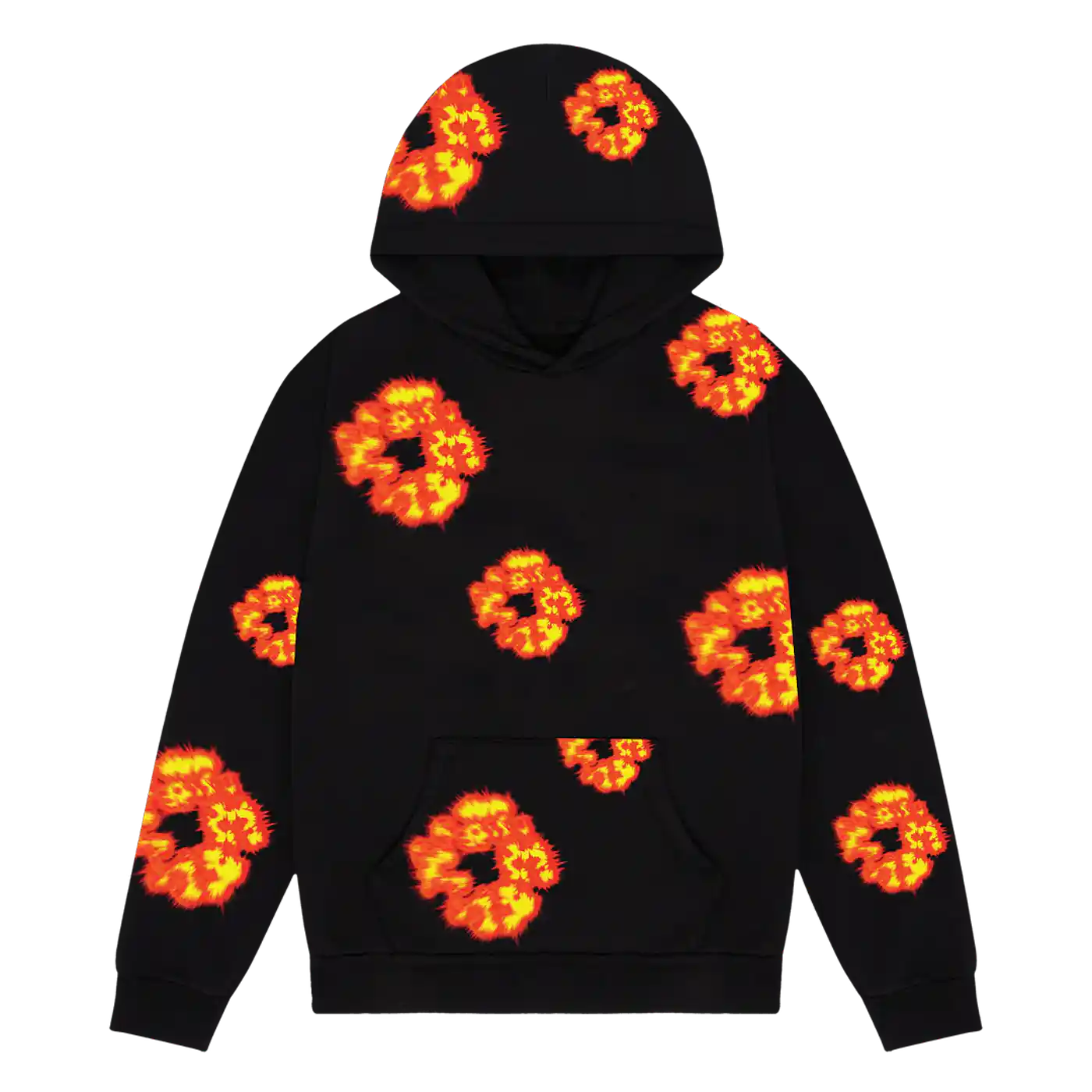 Denim Tears x Offset Wreath Hoodie | Black