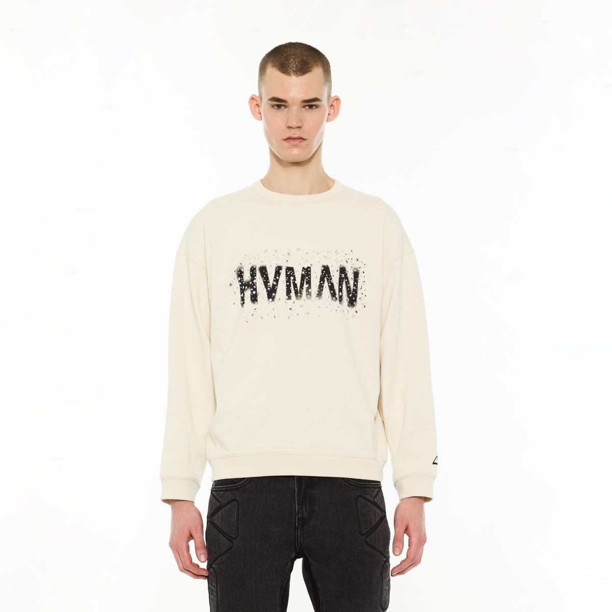 CREWNECK SWEATER "HVMAN DIAMONDS"