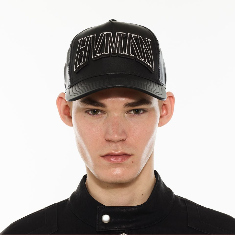 HVMAN LOGO MESH TRUCKER CAP