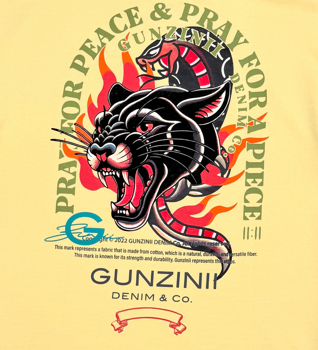 Gunzinii tshirt yellow