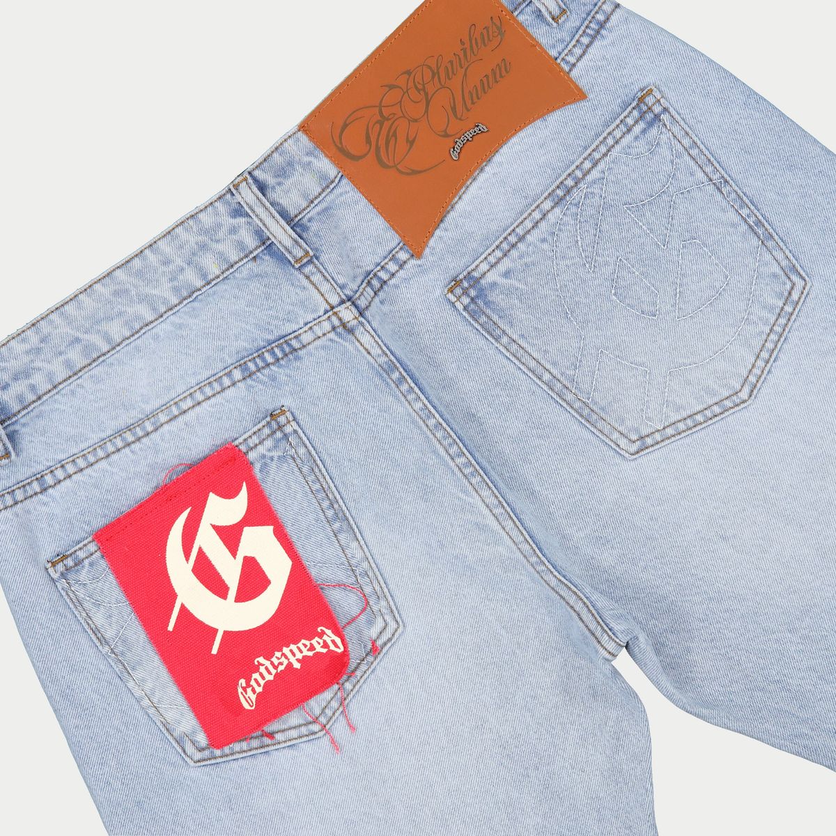 OG Logo Flared Denim Printed (Blue)