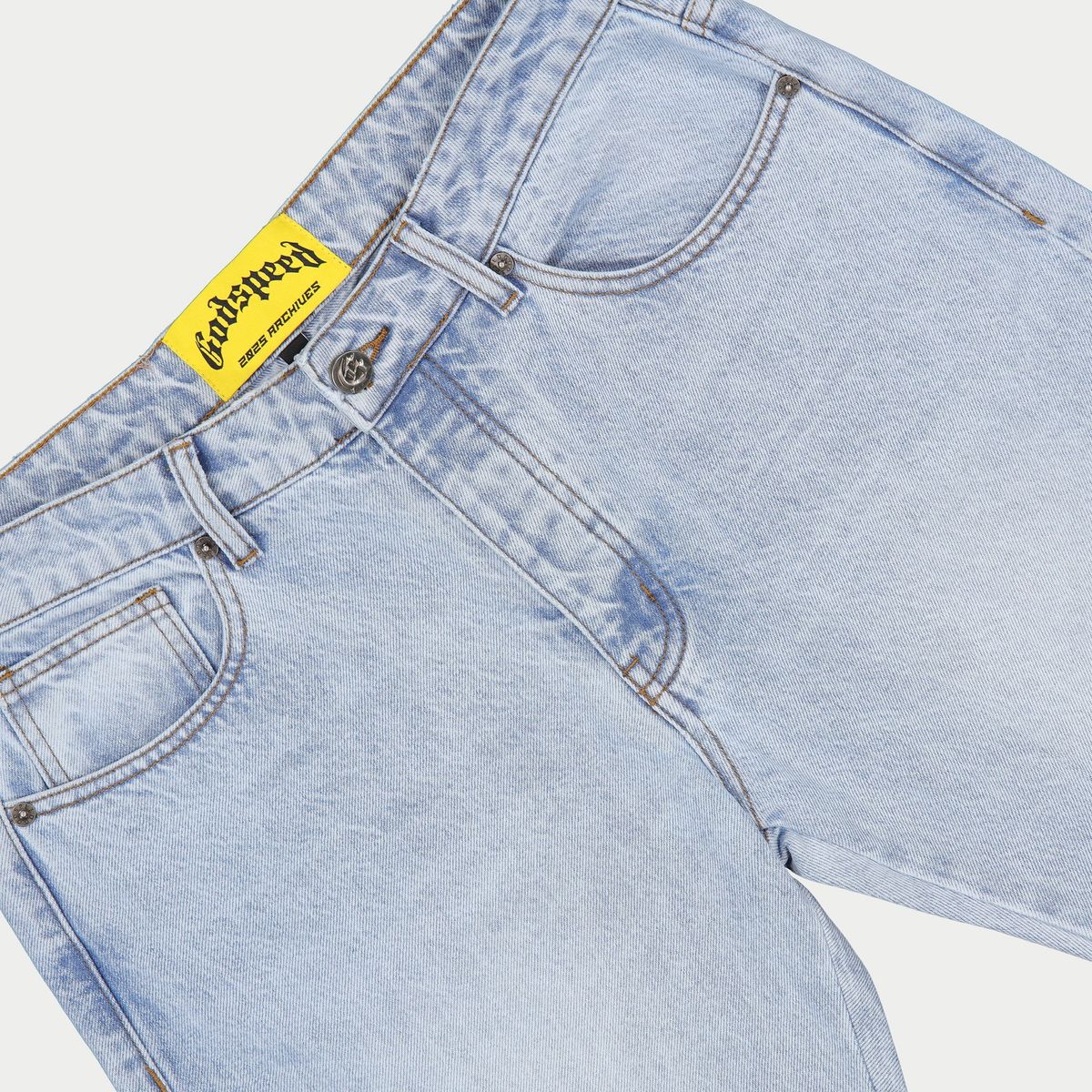 OG Logo Flared Denim Printed (Blue)
