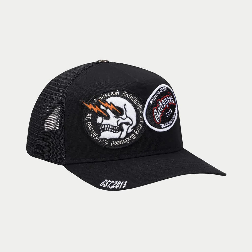 GS DUAL PATCH TRUCKER HAT