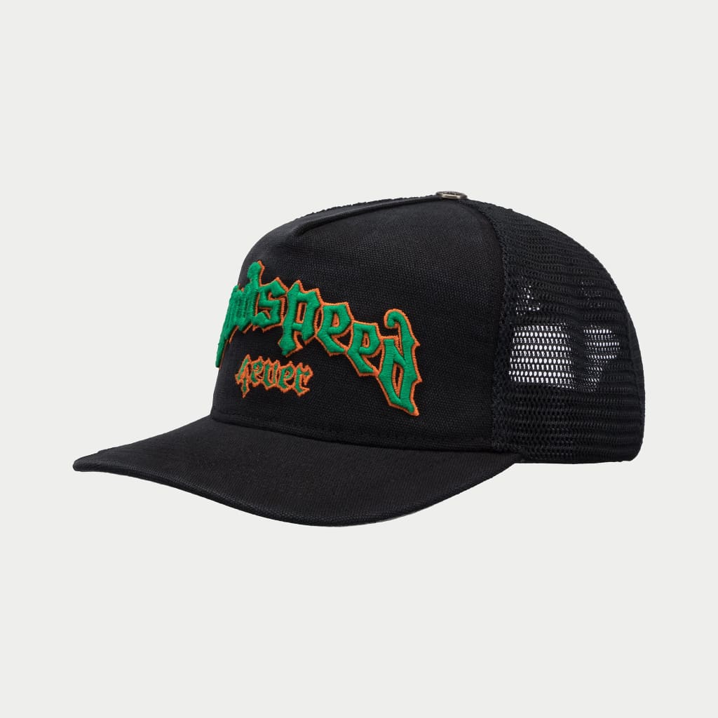 GS FOREVER TRUCKER HAT (VINTAGE BLACK/GREEN/ORANGE