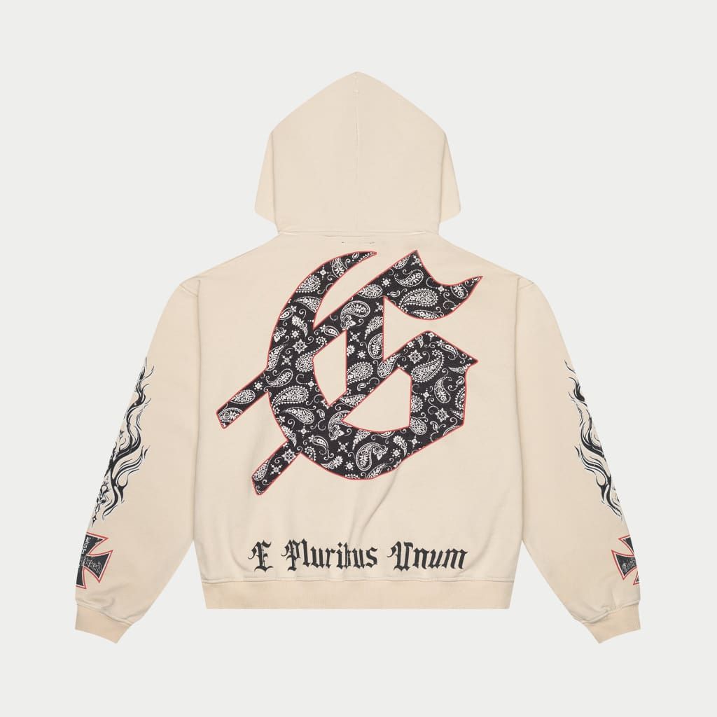 Hollywood Inferno Hoodie (Bone)