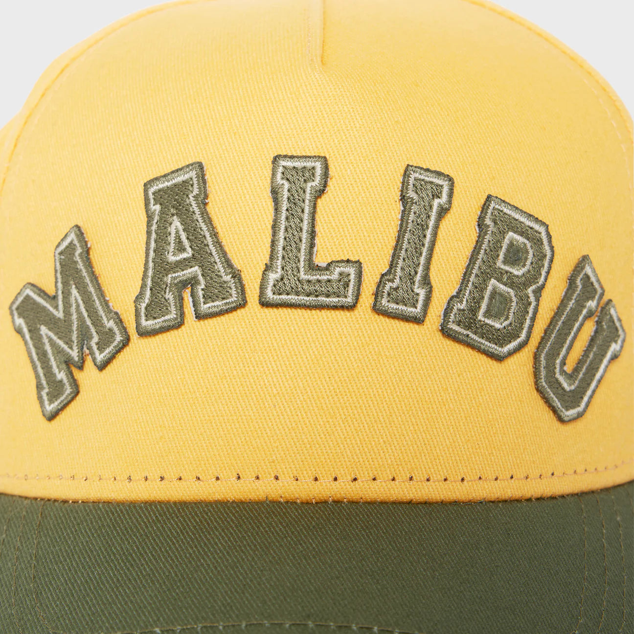 MALIBU LEATHER STRAP BACK YELLOW